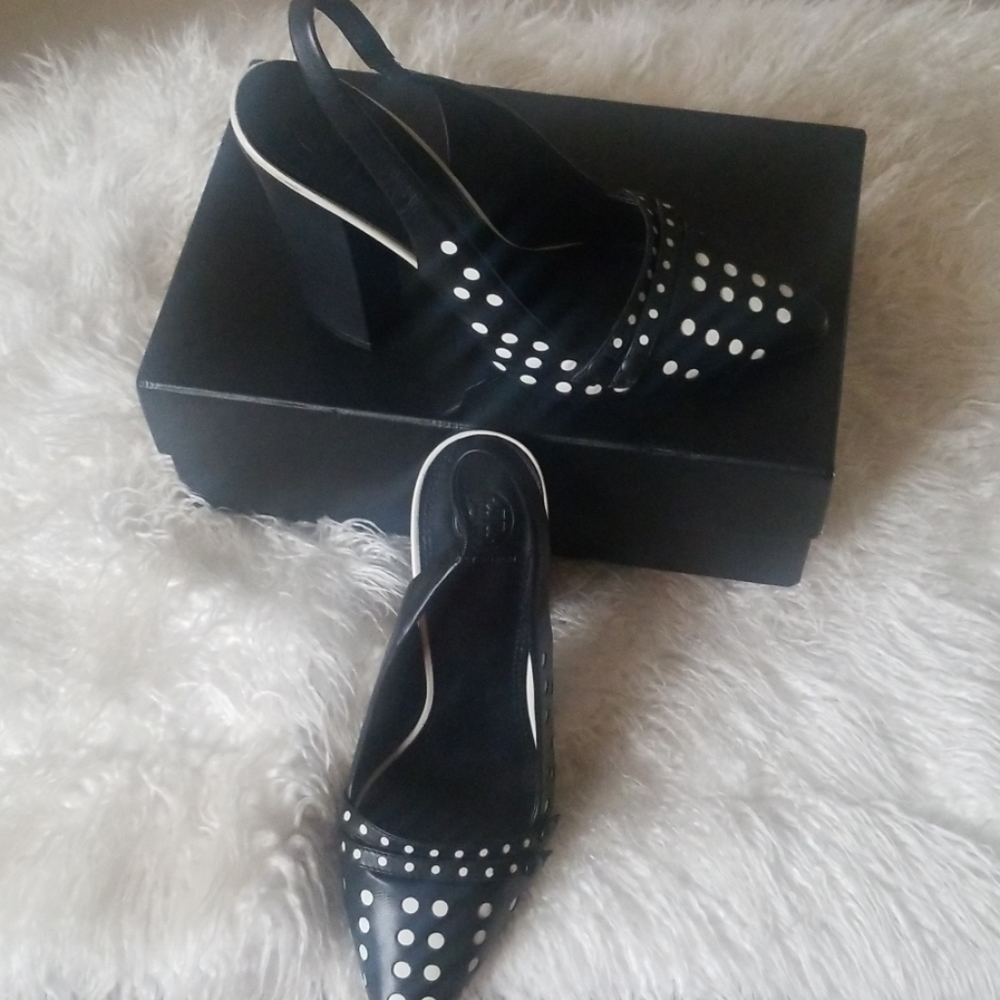 Tory Burch Spectator Slingback Pumps